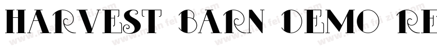 Harvest Barn DEMO Re字体转换